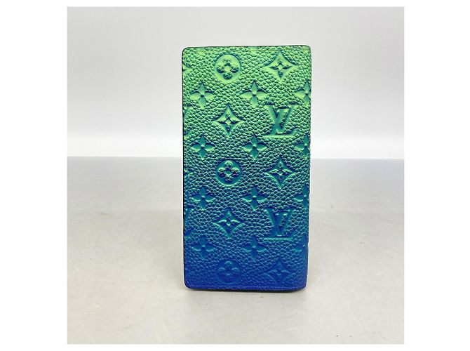 Brazza Portafoglio lungo Louis Vuitton Verde - vista 7