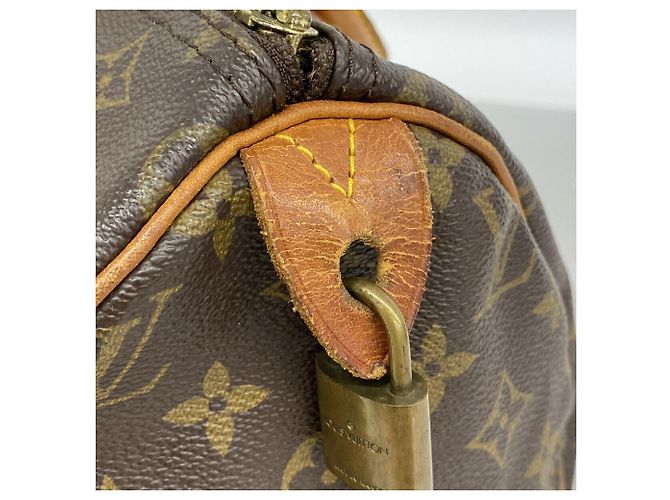 Bolsa Louis Vuitton Monogram Speedy 30 Marrom - vista 10