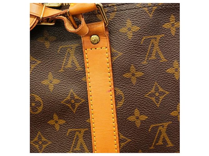Louis Vuitton Boston Monogram Keepall 50 Marrom - vista 10