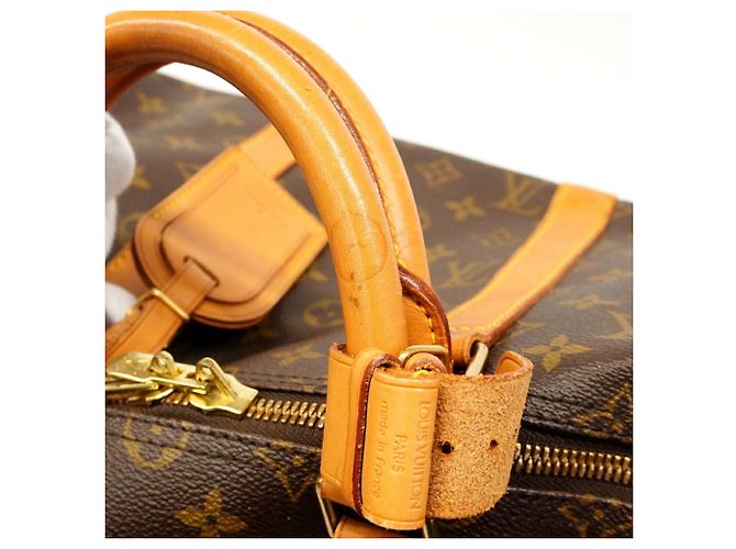 Louis Vuitton Boston Monogram Keepall 50 Marrom - vista 11