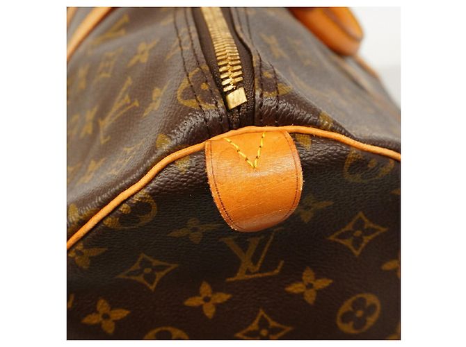Louis Vuitton Boston Monogram Keepall 50 Marrom - vista 12