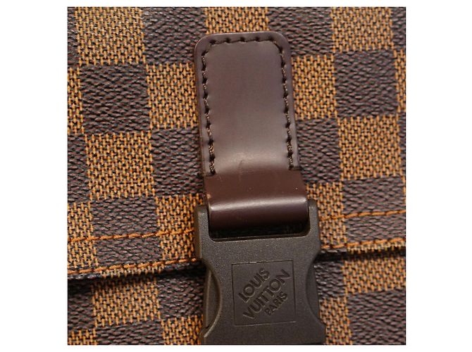 Borsa a tracolla Louis Vuitton Damier Pochette Melville Damier ebene - vista 8