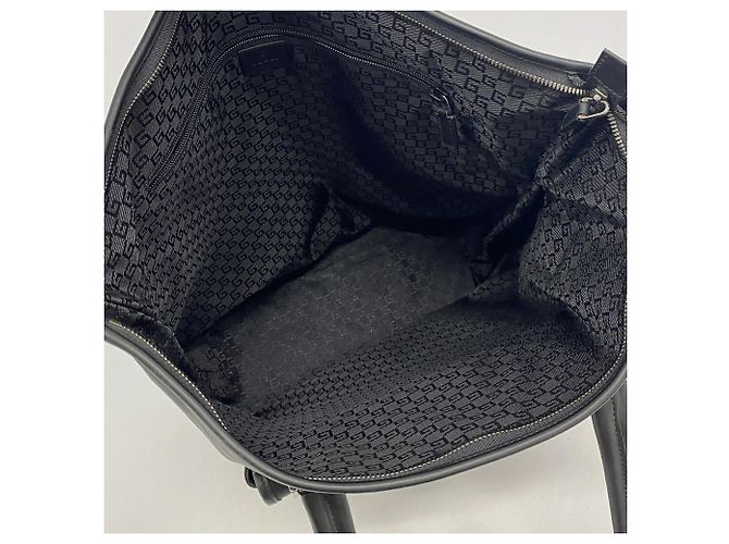 Borsa Tote Gucci in tela nera Nero - vista 4