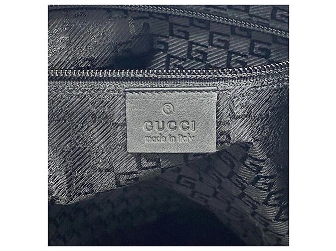 Borsa Tote Gucci in tela nera Nero - vista 5