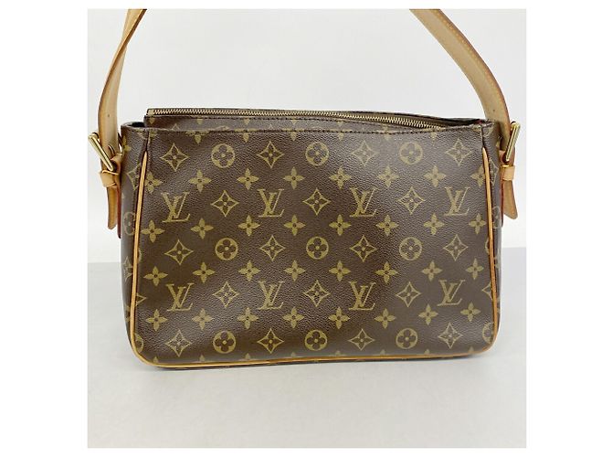 Louis Vuitton Monogram Vivacite GM Schultertasche Braun - Ansicht 11