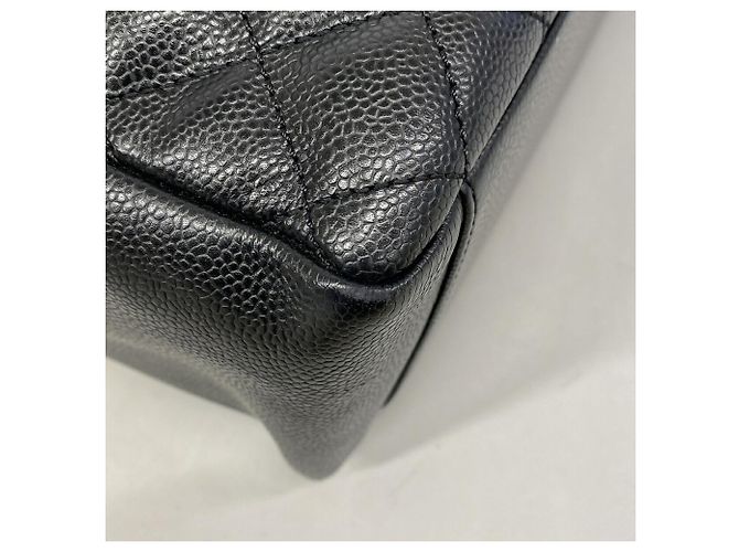 Timeless Borsa Tote Chanel in pelle di vitello martellata nera Nero - vista 6