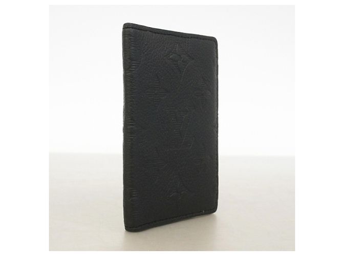 Organizer Louis Vuitton Monogram Shadow Card Case Nero - vista 2