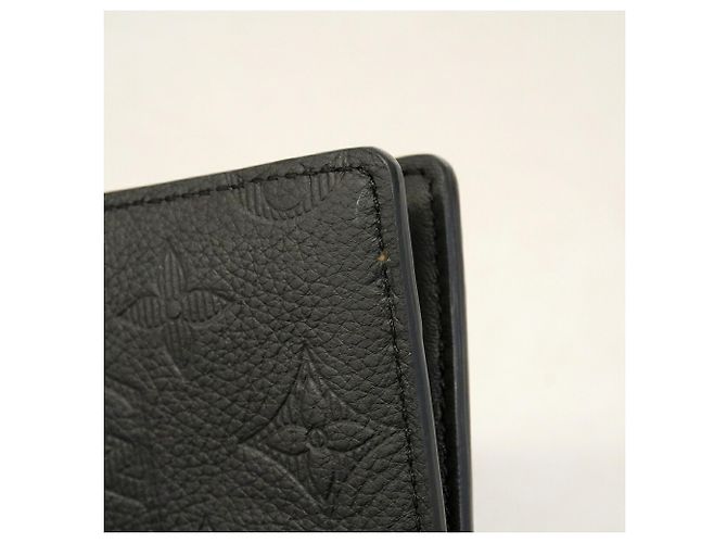 Organizer Louis Vuitton Monogram Shadow Card Case Nero - vista 7