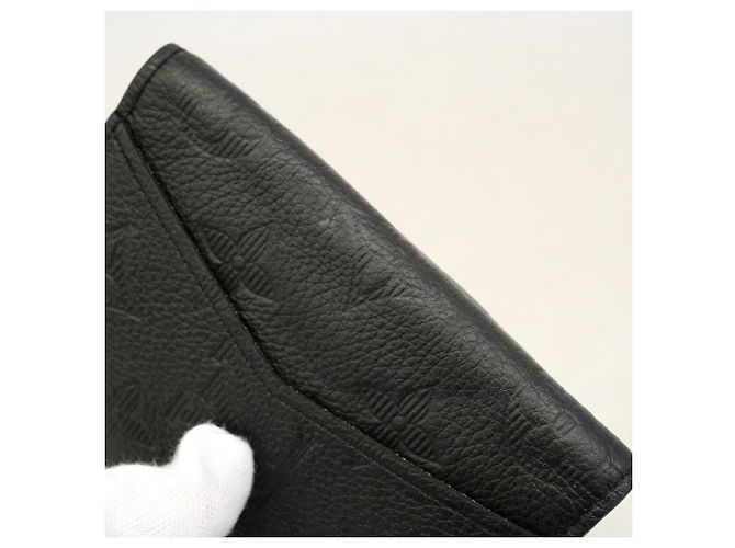 Organizer Louis Vuitton Monogram Shadow Card Case Nero - vista 8