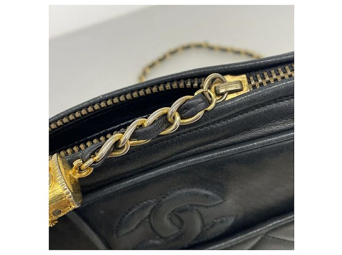 Chanel Matelassé Schultertasche Schwarz - Ansicht 8