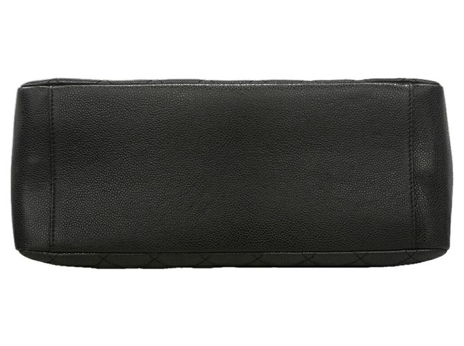 Borsa Tote Chanel in pelle di vitello martellata nera Nero - vista 3