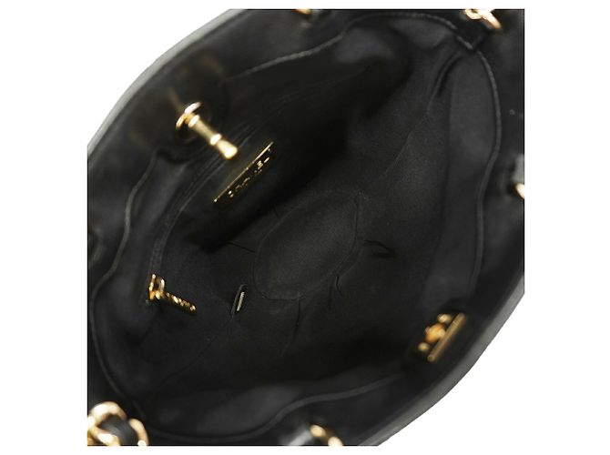 Bolso de hombro con cadena Chanel Matelassé Negro - vista 4