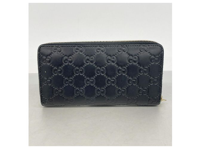 Portafoglio lungo Gucci in pelle nera Nero - vista 10