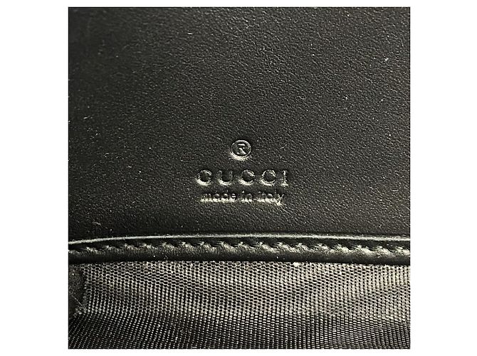 Portafoglio lungo Gucci in pelle nera Nero - vista 4