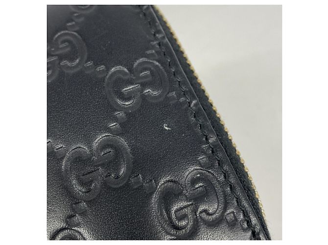 Portafoglio lungo Gucci in pelle nera Nero - vista 7