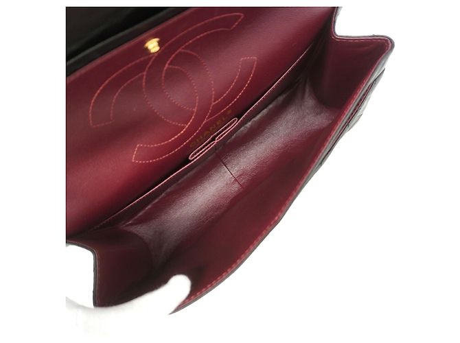 Borsa a tracolla Chanel 2.55 in vitello nero - vista 4