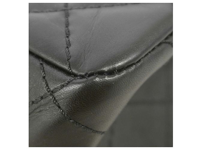 Borsa a tracolla Chanel 2.55 in vitello nero - vista 6