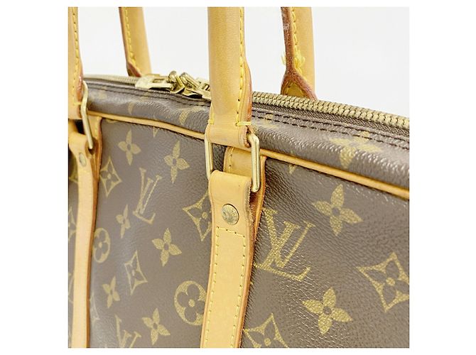 Sac Portedocuments Voyage Louis Vuitton Monogram Marron - vue 11
