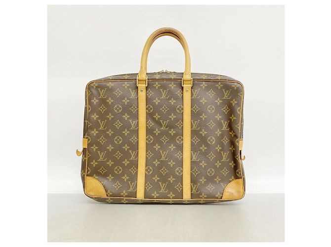 Sac Portedocuments Voyage Louis Vuitton Monogram Marron - vue 15