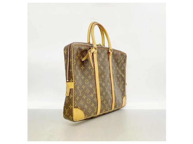 Sac Portedocuments Voyage Louis Vuitton Monogram Marron - vue 2