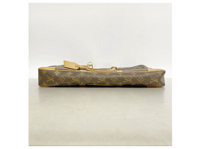 Sac Portedocuments Voyage Louis Vuitton Monogram Marron - vue 3