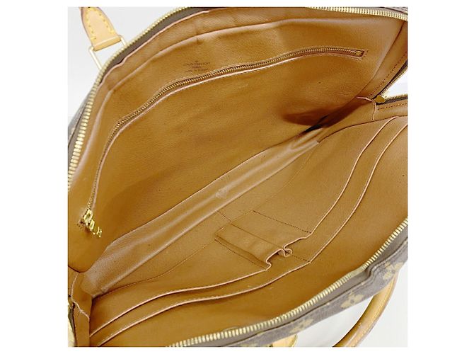Sac Portedocuments Voyage Louis Vuitton Monogram Marron - vue 4