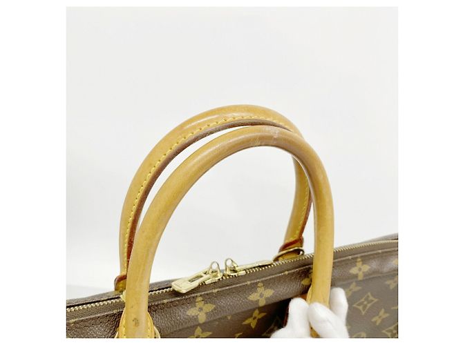Sac Portedocuments Voyage Louis Vuitton Monogram Marron - vue 9