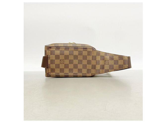 Borsa a tracolla Louis Vuitton Damier Geronimos in Ebene Damier ebene - vista 14