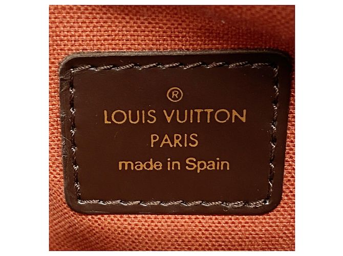 Borsa a tracolla Louis Vuitton Damier Geronimos in Ebene Damier ebene - vista 5