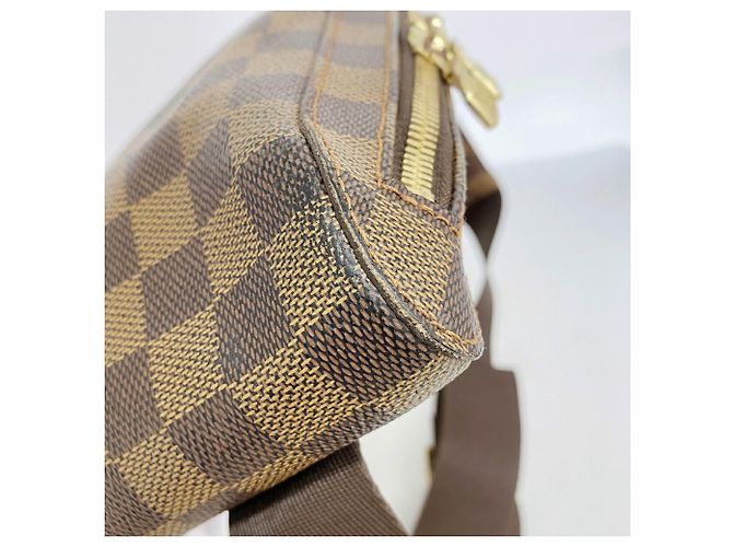 Borsa a tracolla Louis Vuitton Damier Geronimos in Ebene Damier ebene - vista 7