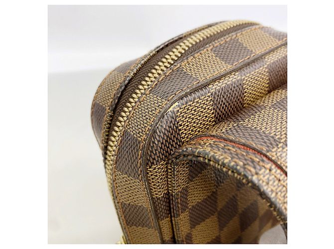 Borsa a tracolla Louis Vuitton Damier Geronimos in Ebene Damier ebene - vista 8