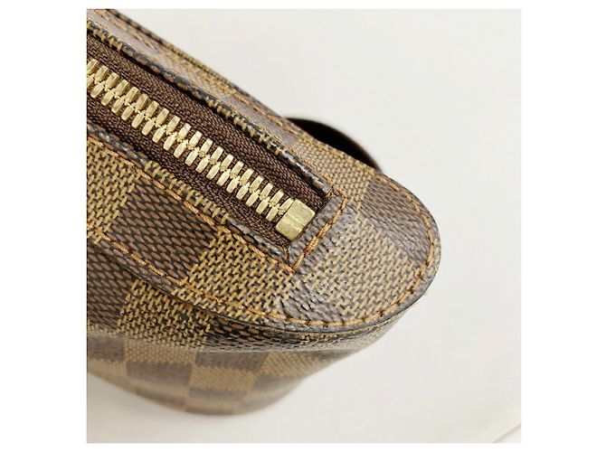 Borsa a tracolla Louis Vuitton Damier Geronimos in Ebene Damier ebene - vista 9