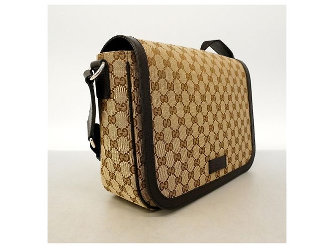 Borsa a tracolla Gucci GG Canvas Marrone - vista 2