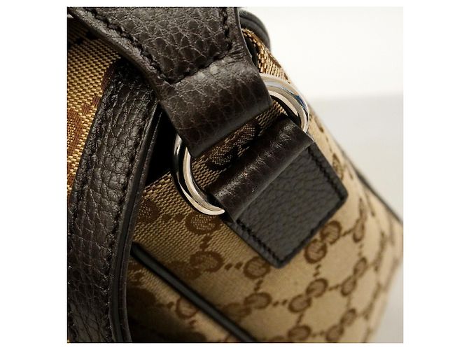Borsa a tracolla Gucci GG Canvas Marrone - vista 7