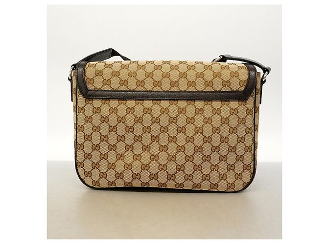 Borsa a tracolla Gucci GG Canvas Marrone - vista 8