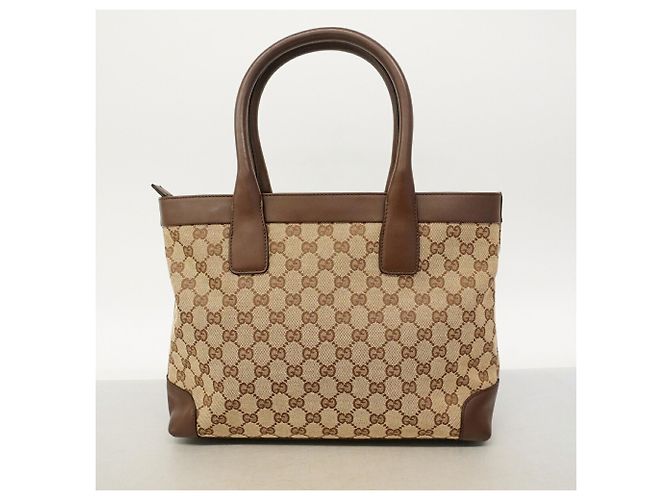 Borsa Tote Gucci GG Canvas Marrone - vista 11