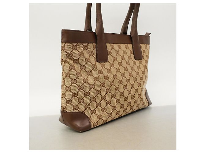 Borsa Tote Gucci GG Canvas Marrone - vista 2