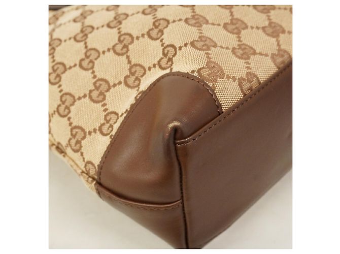 Borsa Tote Gucci GG Canvas Marrone - vista 6