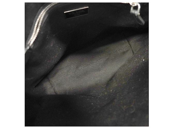 Saco Tote Prada em couro Saffiano Preto - vista 4