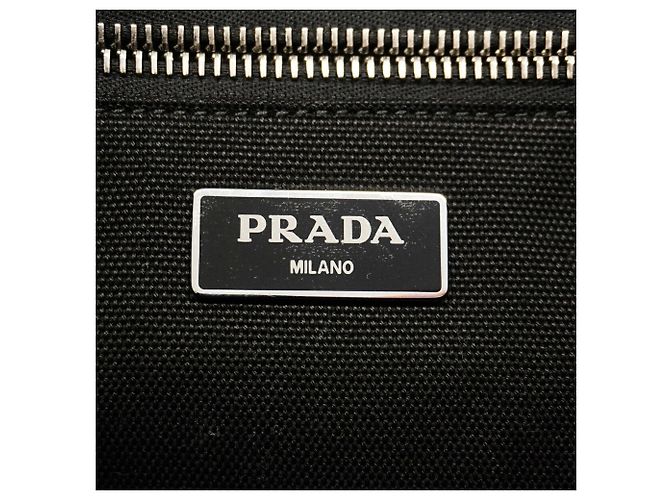 Saco Tote Prada em couro Saffiano Preto - vista 5