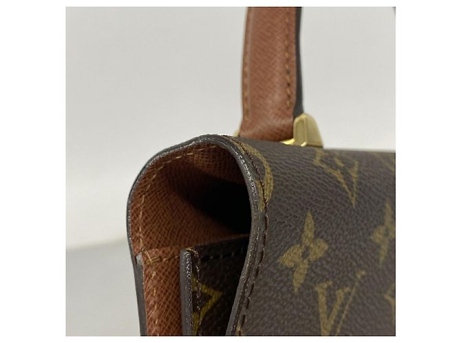 Louis Vuitton Monogram Malesherbes Handtasche Braun - Ansicht 7