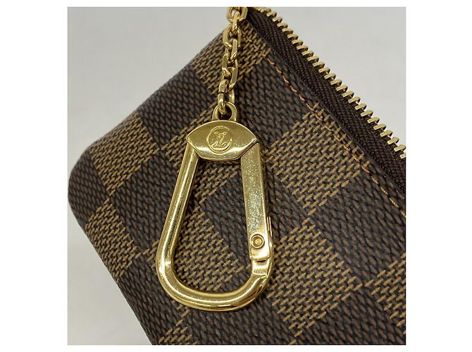 Louis Vuitton Damier Pochette Clé N62658 Ebene Coin Case Damier ebene - vista 6