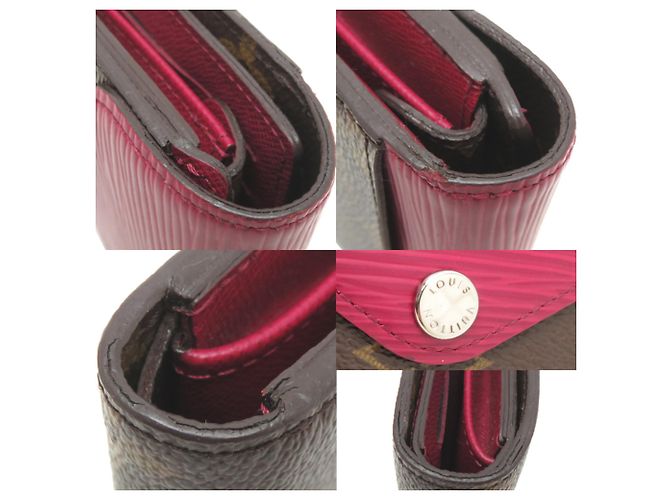 Portafoglio Louis Vuitton Epi Fuchsia Tri-fold Fuschia - vista 10