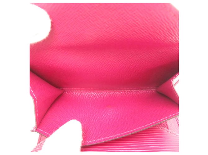 Portafoglio Louis Vuitton Epi Fuchsia Tri-fold Fuschia - vista 7