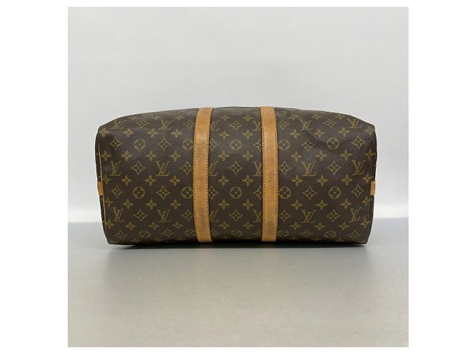 Louis Vuitton Monogram Keepall Bandoulière 45 Marrone - vista 3