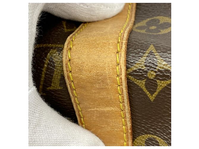 Louis Vuitton Monogram Keepall Bandoulière 45 Marrone - vista 8