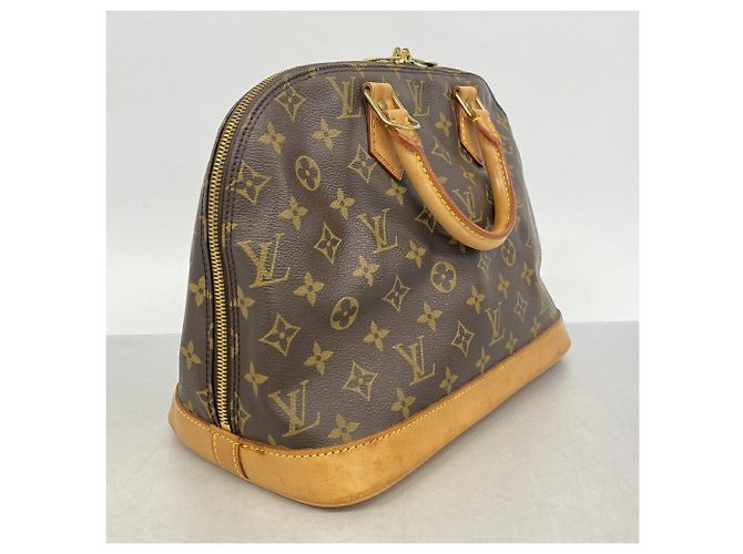Bolso de mano Louis Vuitton Alma Monogram M51130 Castaño - vista 2