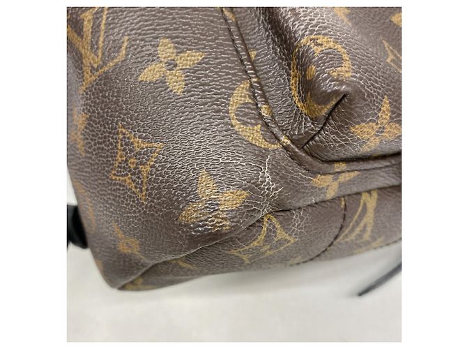 Zaino Louis Vuitton Monogram Palm Springs PM M41560 Marrone Nero - vista 6