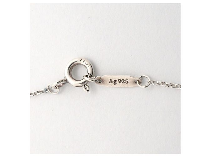 Autre Marque Collana Tiffany & Co. Double Return to Heart Blu - vista 5