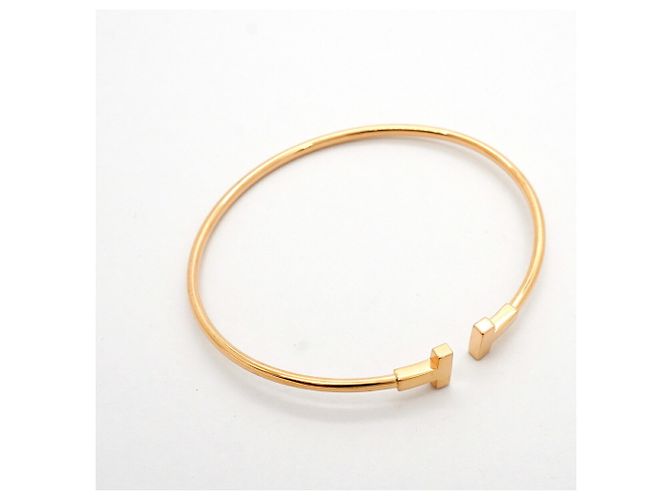 Autre Marque Bracelete Tiffany & Co. T-Wire em ouro rosa 18K - vista 2